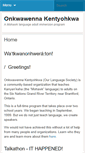 Mobile Screenshot of onkwawenna.info